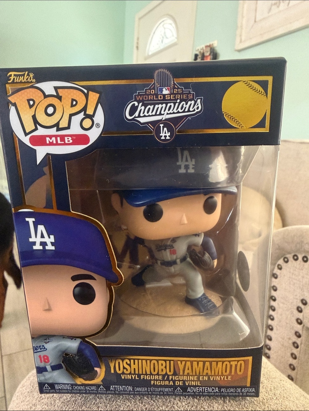 Funko Pop! Yoshinobu Yamamoto - Blue, White & Gold Champions Edition